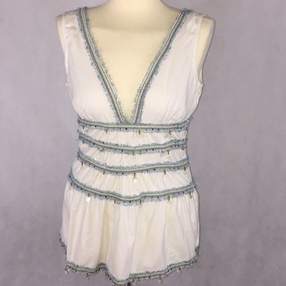 Free People Tops - * Free People Sz 10 top! Beaded hippie boho!